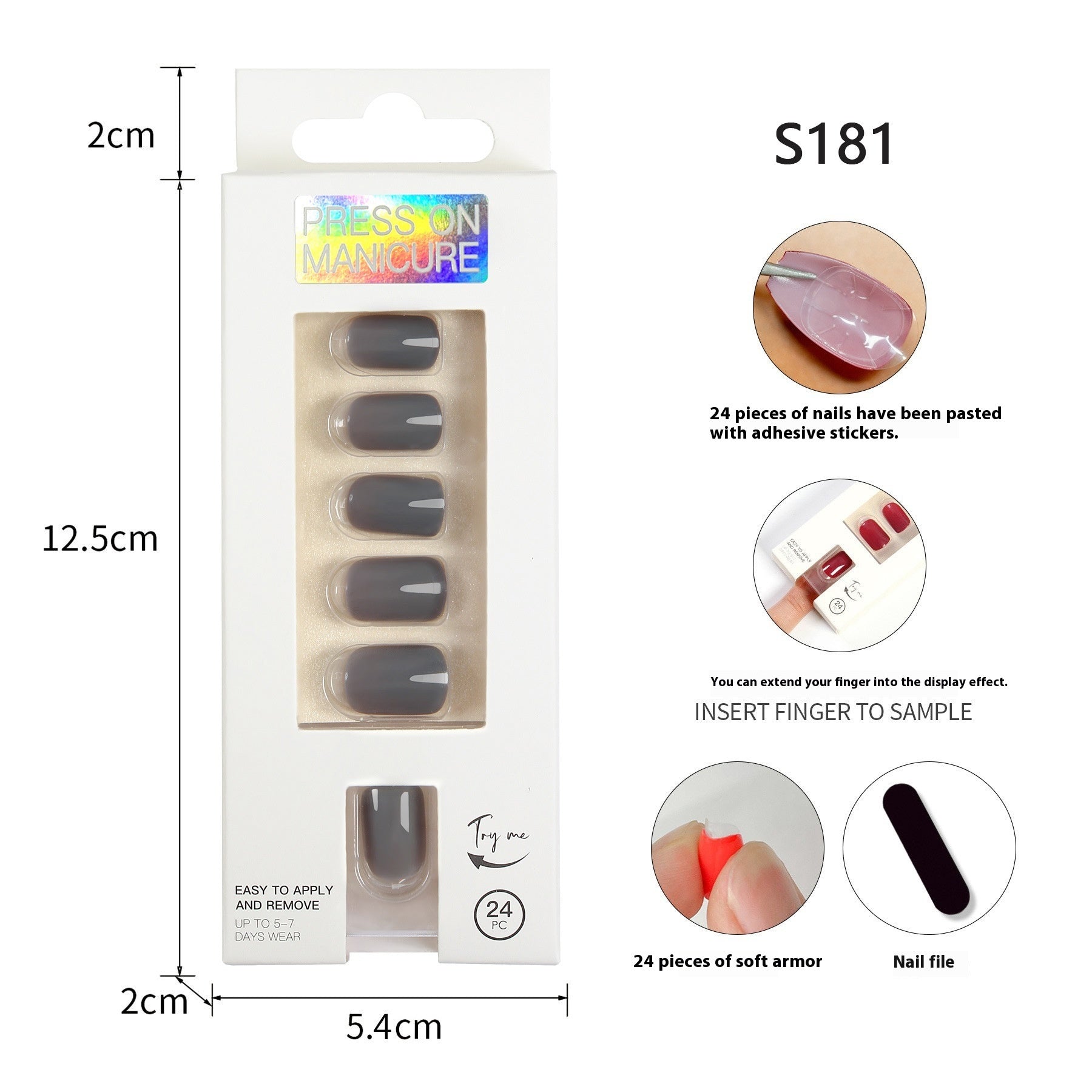 Acrylic Nail Set