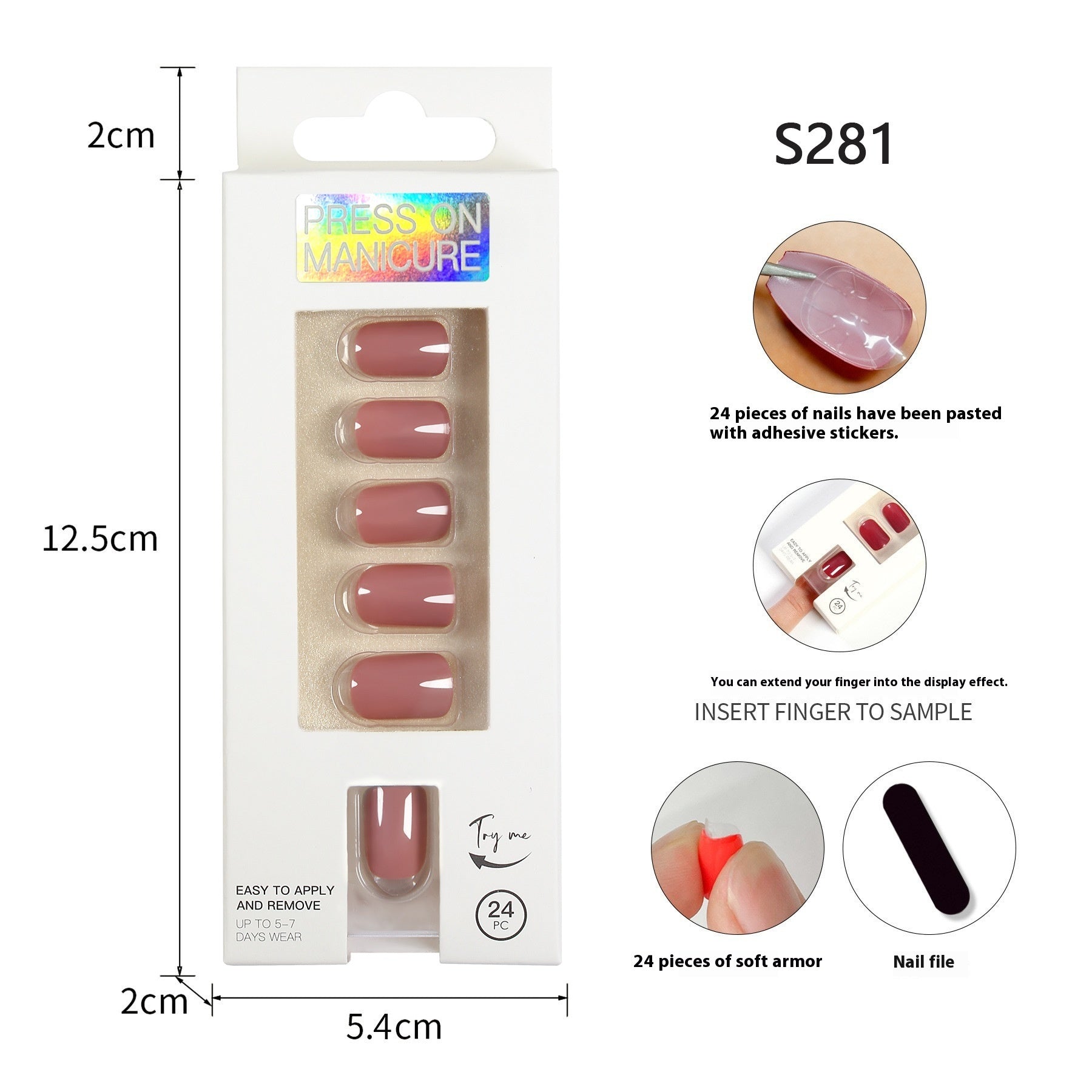 Acrylic Nail Set